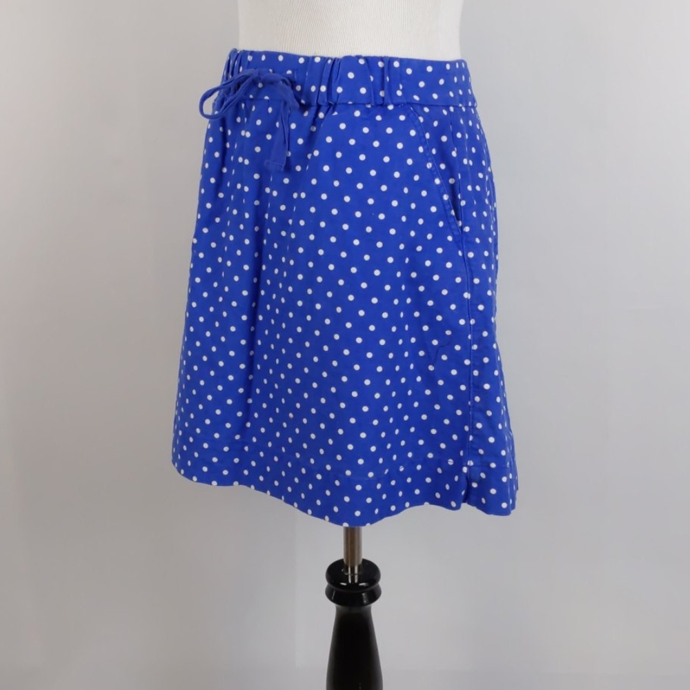 J. Crew Factory Linen Blend Drawstring Dot - Picture 3 of 9